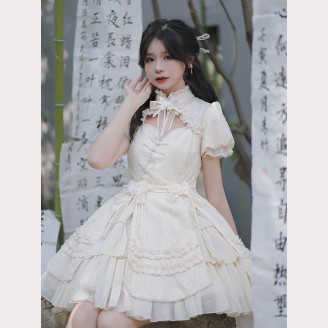 Butterfly Dream Qi Lolita Dress by Alice Girl (AGL56A)
